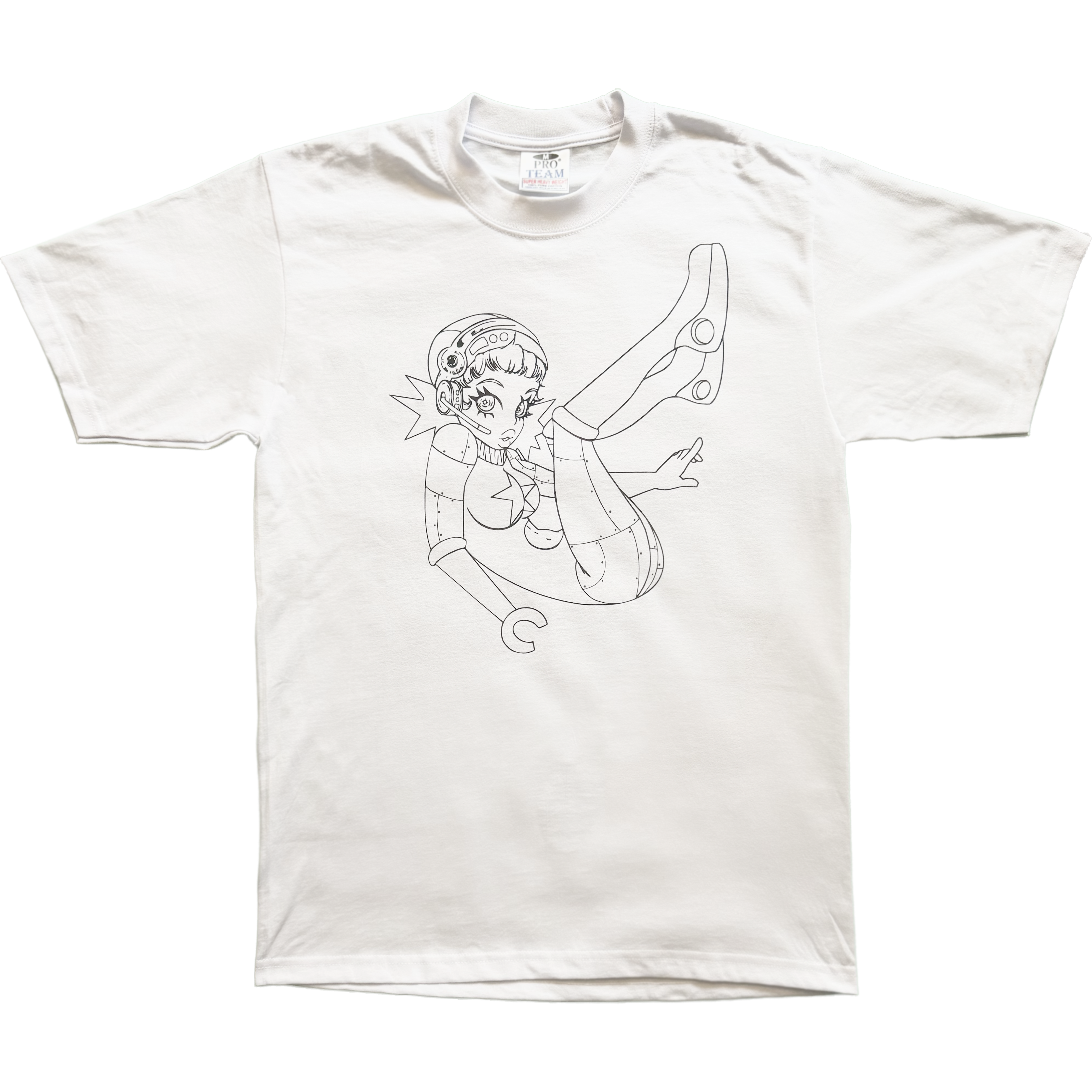 Relfective Kira T-Shirt (White)