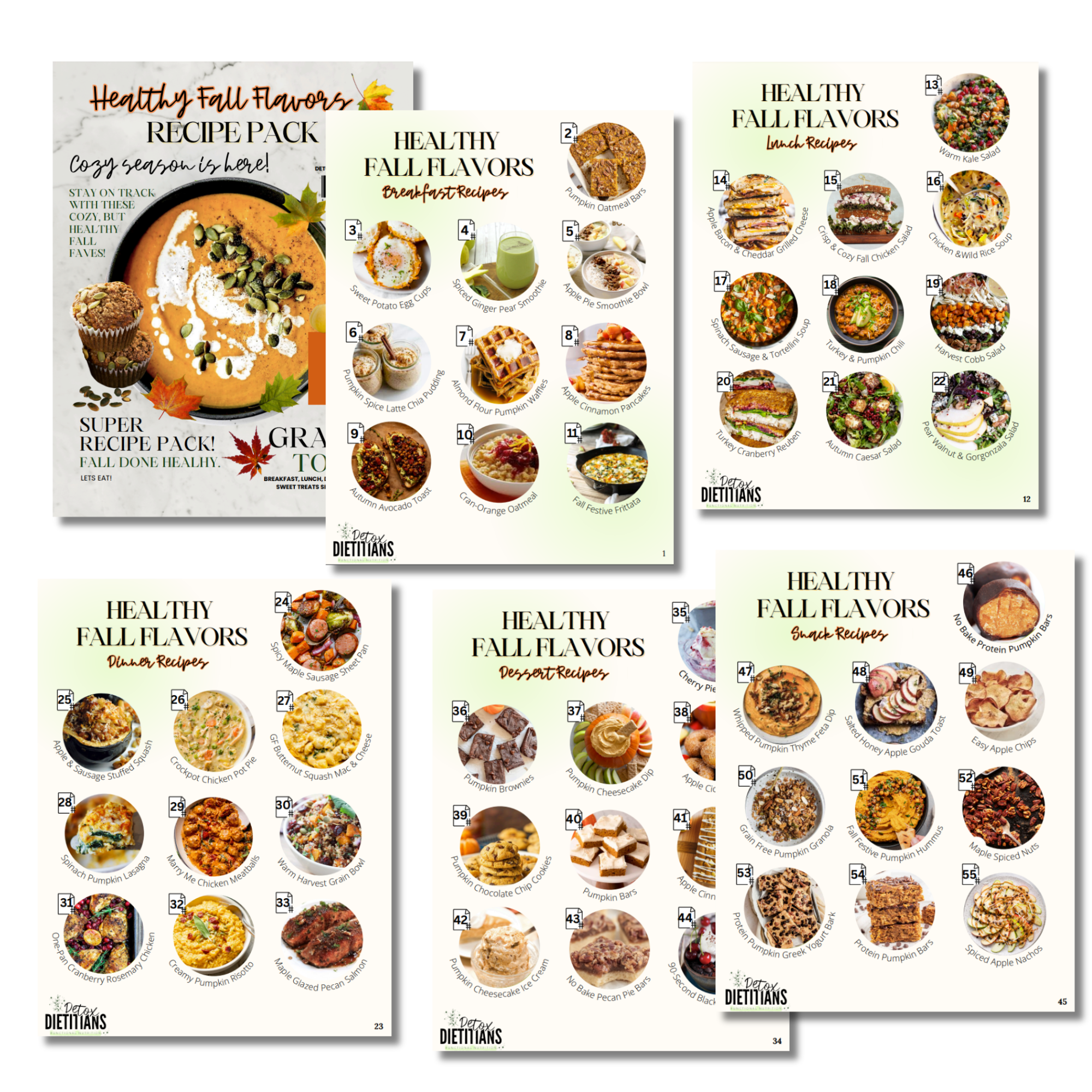 Healthy Fall Flavors Recipe Pack