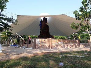 Phnom Penh Safari world tensile roof