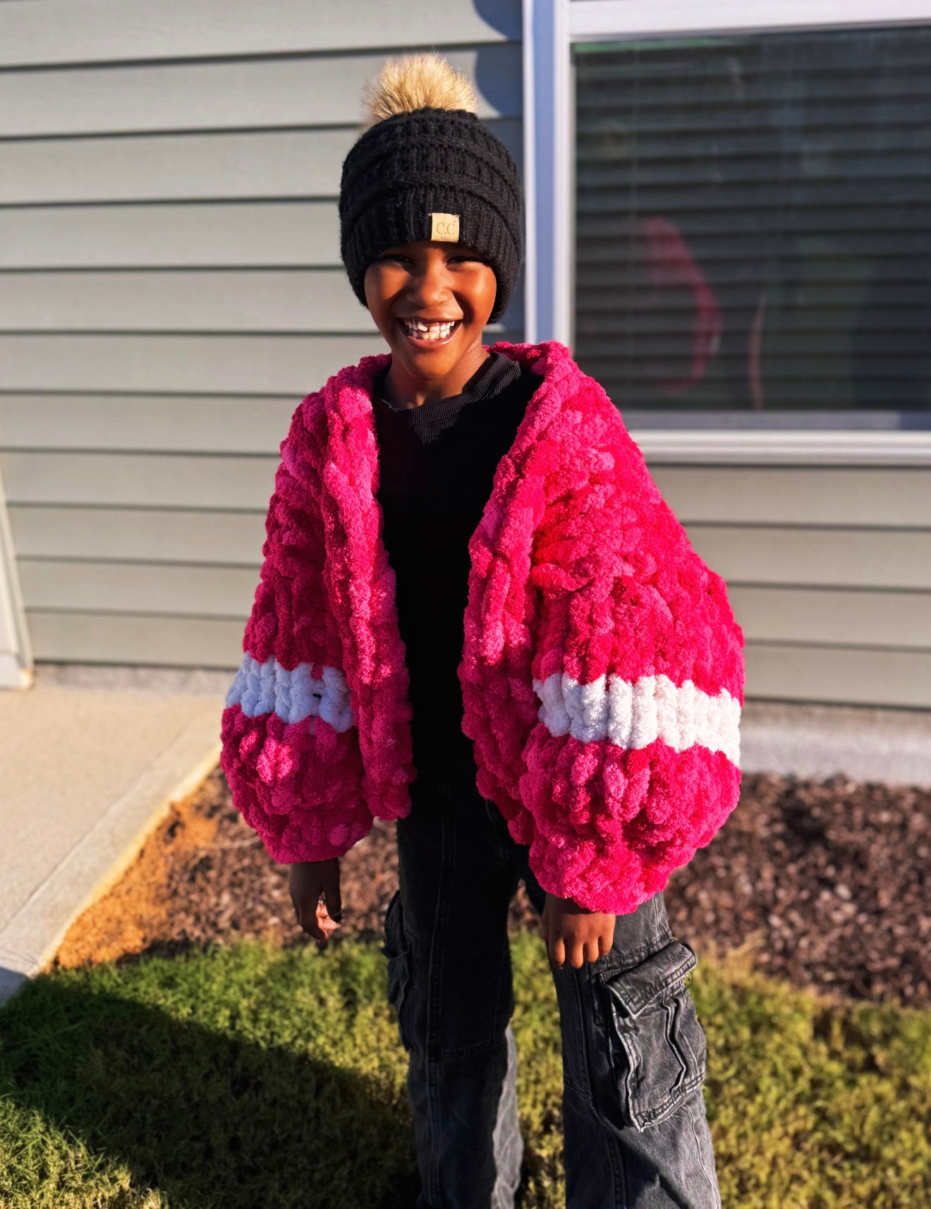 Kid’s Chunky Knit Cardigan