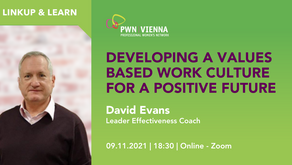 Developing a values-based work culture to support a positive future