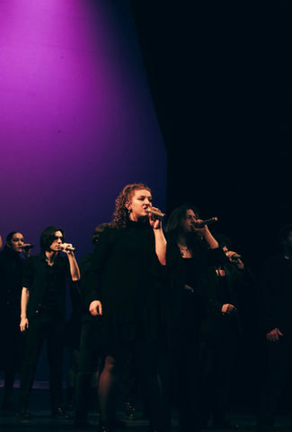 Laurel Bendetti performs “Disease” by Lady Gaga with High Street Harmonix as part of an award-winning ICCA set