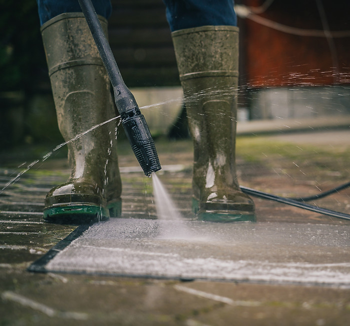 Pressure washing