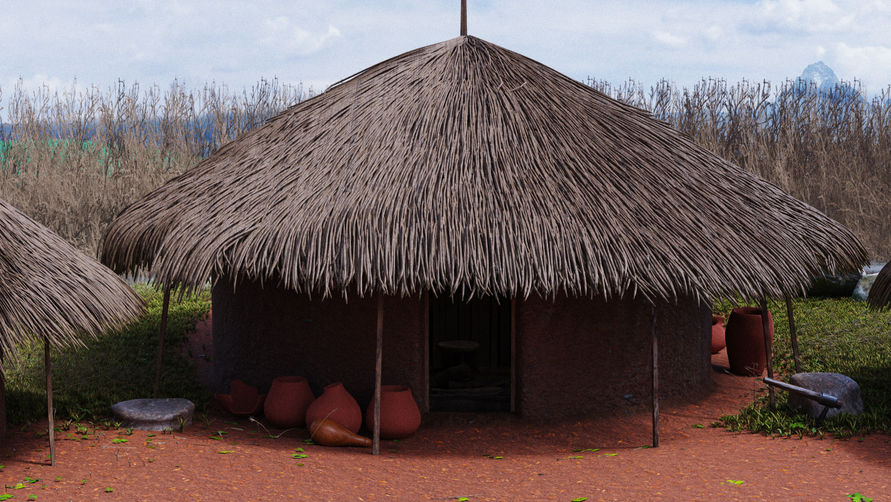 Traditional Kikuyu house/ Nyumba 