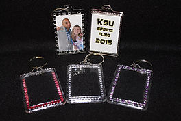 College girls love bling!! For many, the more bling the better!! And Photo Key Chains with Bling gives them lots and lots of what they want -- BLING!! Add that they get to dress up like a DIVA with hats, boas and sunglasses and strike their best DIVA pose and it just became a priceless moment for them. And priceless moments are what college is all about!!