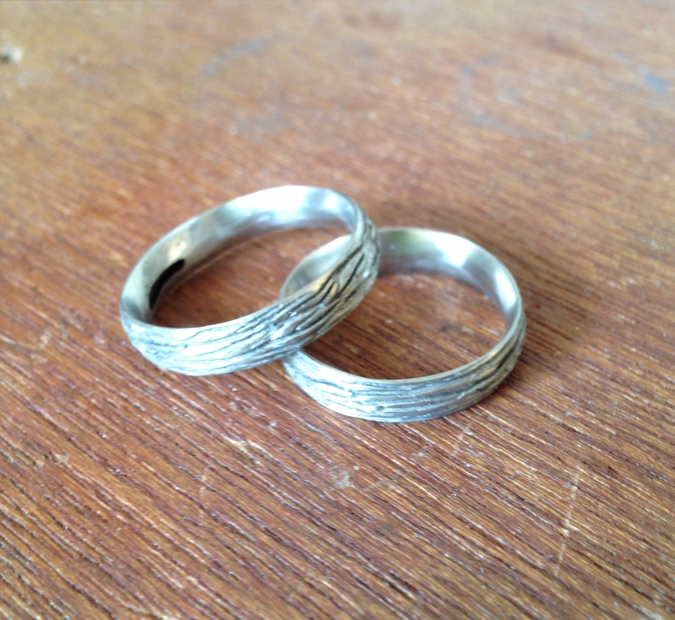 Textured Wedding Bands