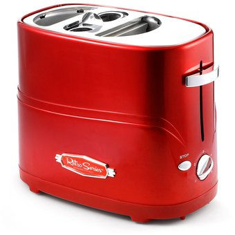 Miniatura: NOSTALGIA ELECTRICS Máquina para hacer pan tostadora de hot dog