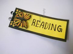Paper quilling butterfly bookmark-ma1803