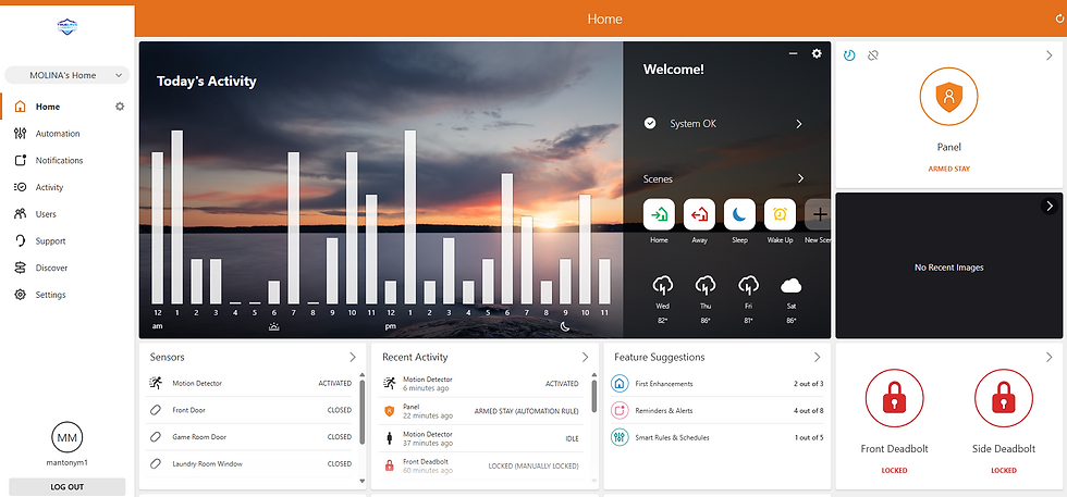 Close-up view of a security camera mounted on a building exterior