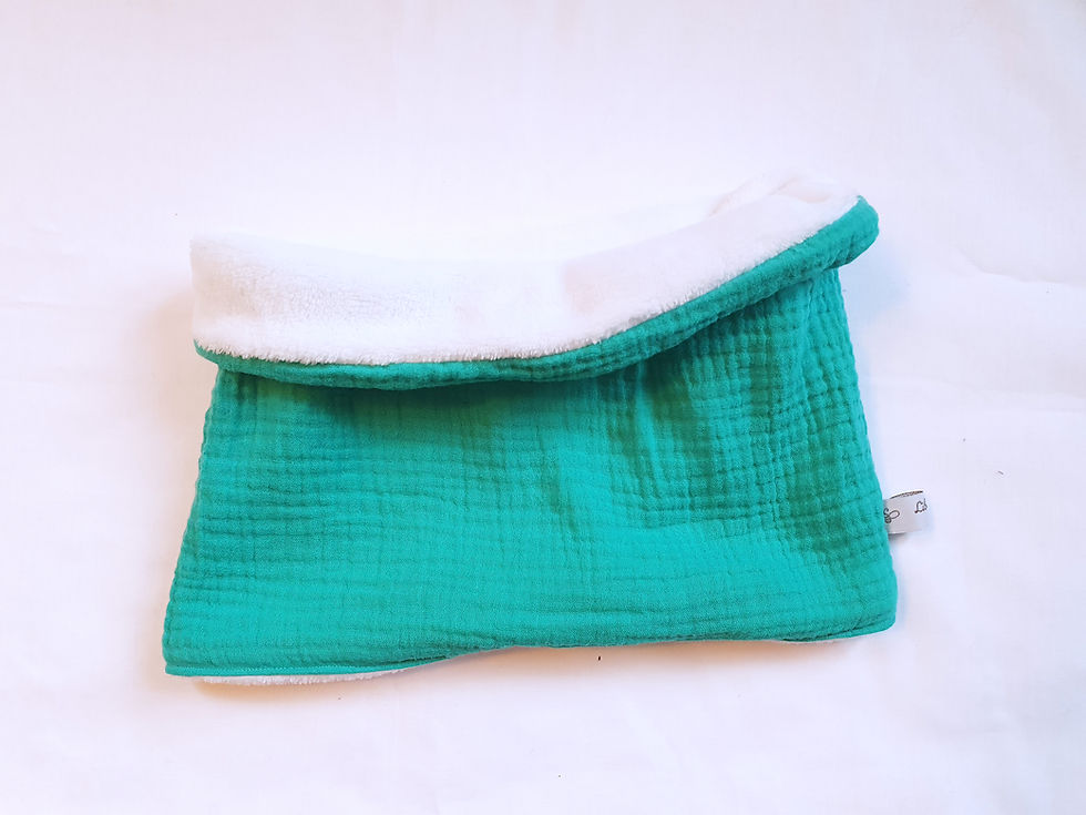Miniature : Snood gaze de coton