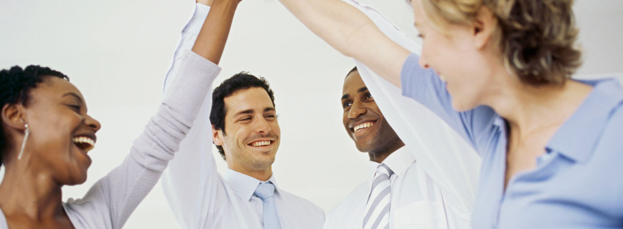 Cumprimento em equipe