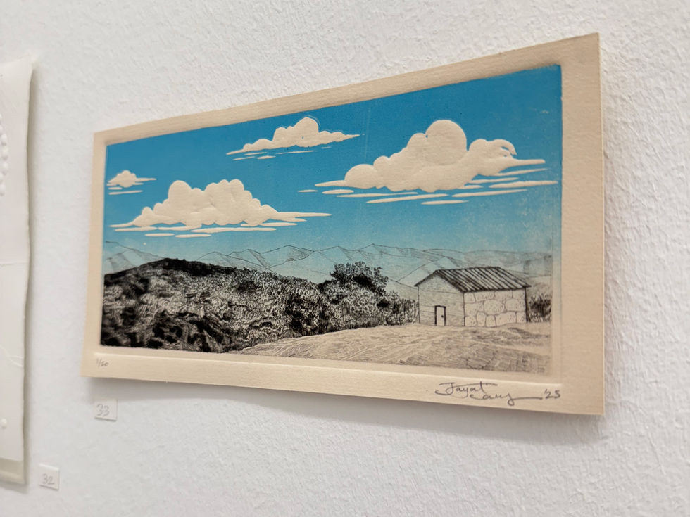 Rising Print Exhibition at Haus des Papiers in Berlin, Germany.