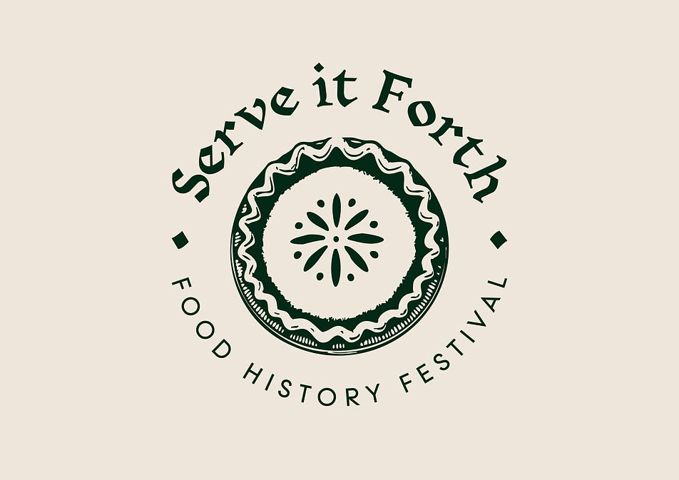 Serve It Forth logo green on cream background