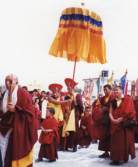 Swambunath, Nepal. Tenga Rinpoche y Jamgong Rinpoche. Taller de meditación budista con Mahametta Akademie