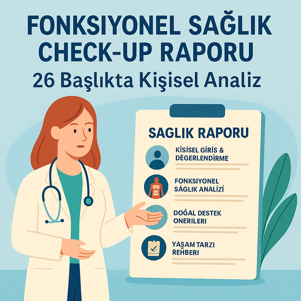 Fonksiyonel Sağlık Check-Up Raporu – 26 Başlıkta Kişisel Analiz