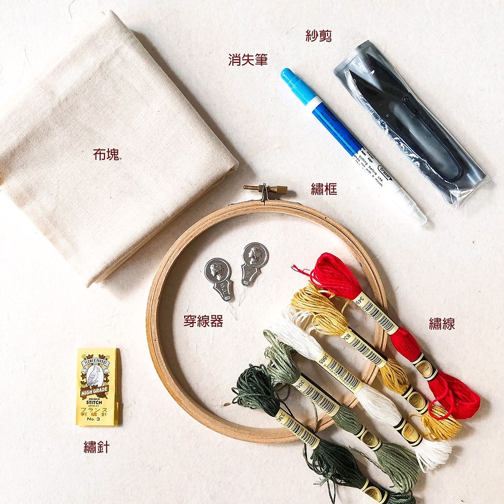 縮圖：基礎刺繡秘技13針-植物花草應用班