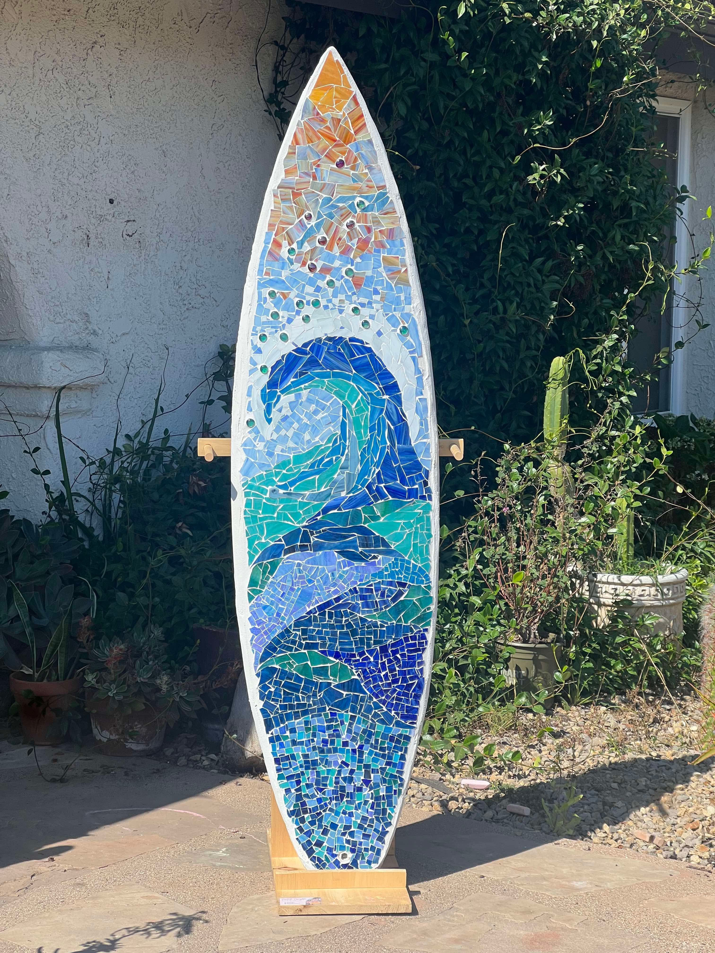 Crest - Mosaic Surfboard