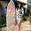 Thumbnail: Tempered Glass Surfboard Art Front View With The Artist Priscilla Broughton