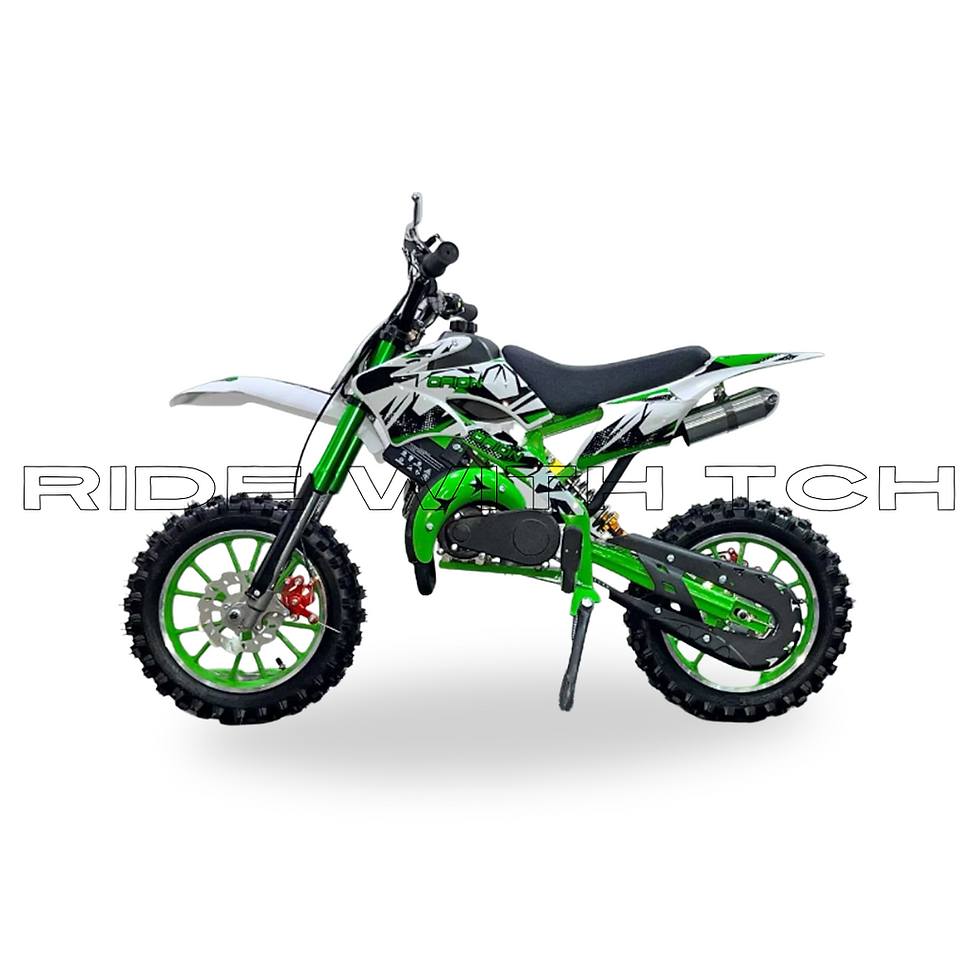 TCH Super Green Dirt Bike - 49cc Petrol Bike For Kids