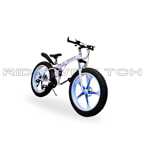 Foldable Fat Bike With Alloy Wheels Monster Mountain Bikes for