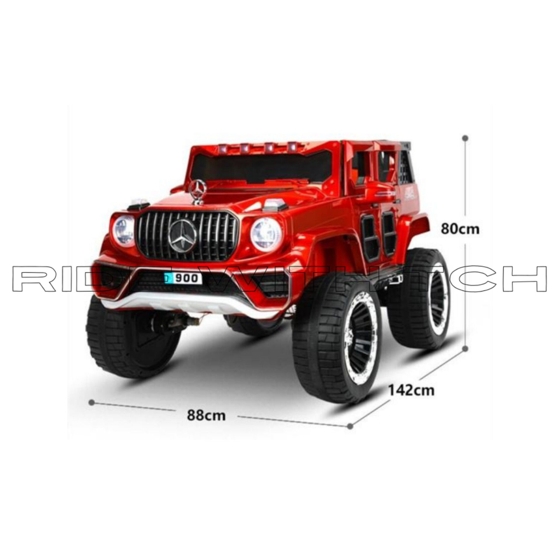 Model - 900 Mercedes-Benz Brabus -Big Size Electric Kids Jeep