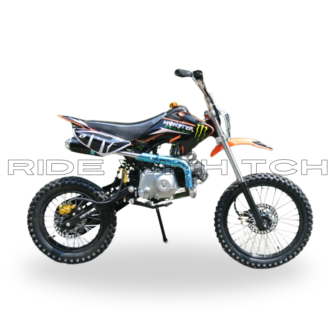 125CC Dirt Bike - 4 Stroke Engine Bike For adult - Max Speed - 80km/h