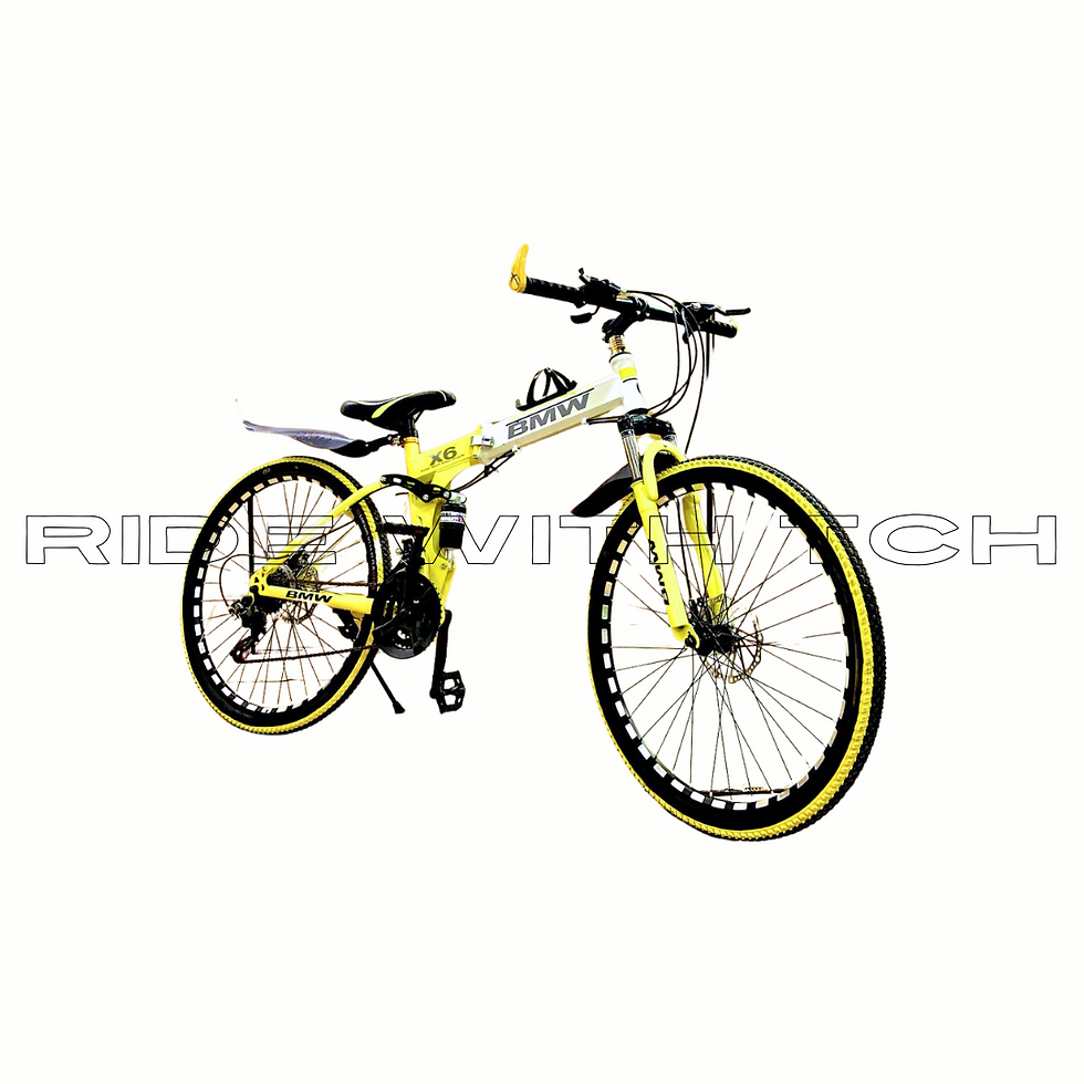 Thumbnail: Foldable X6 3s Bicycle With spoke Edition - Double Tone Bikes for Unisex-Adult