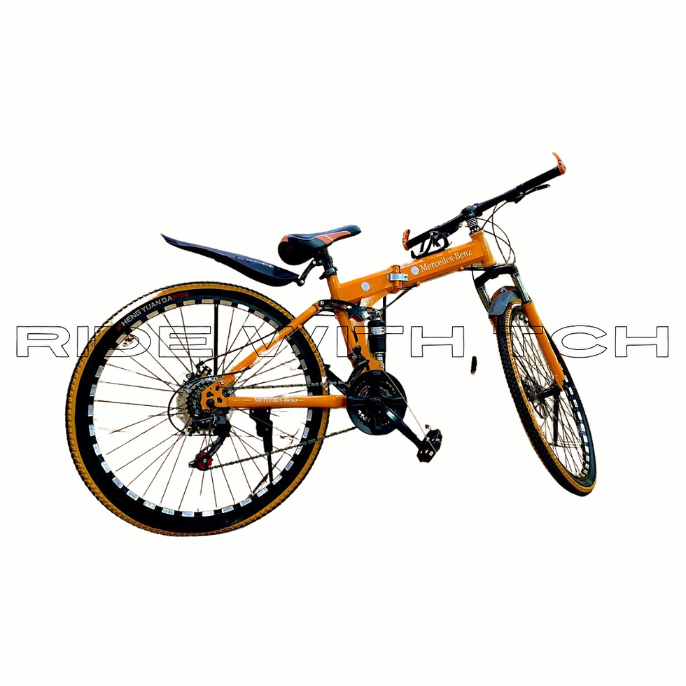 Thumbnail: Foldable 3S Bicycle with Spoke Edition - Single Tone Bikes for Unisex-Ad