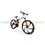 Thumbnail: Foldable X6 6S Foldable Bicycle With  Double Suspension - Double Tone Bi