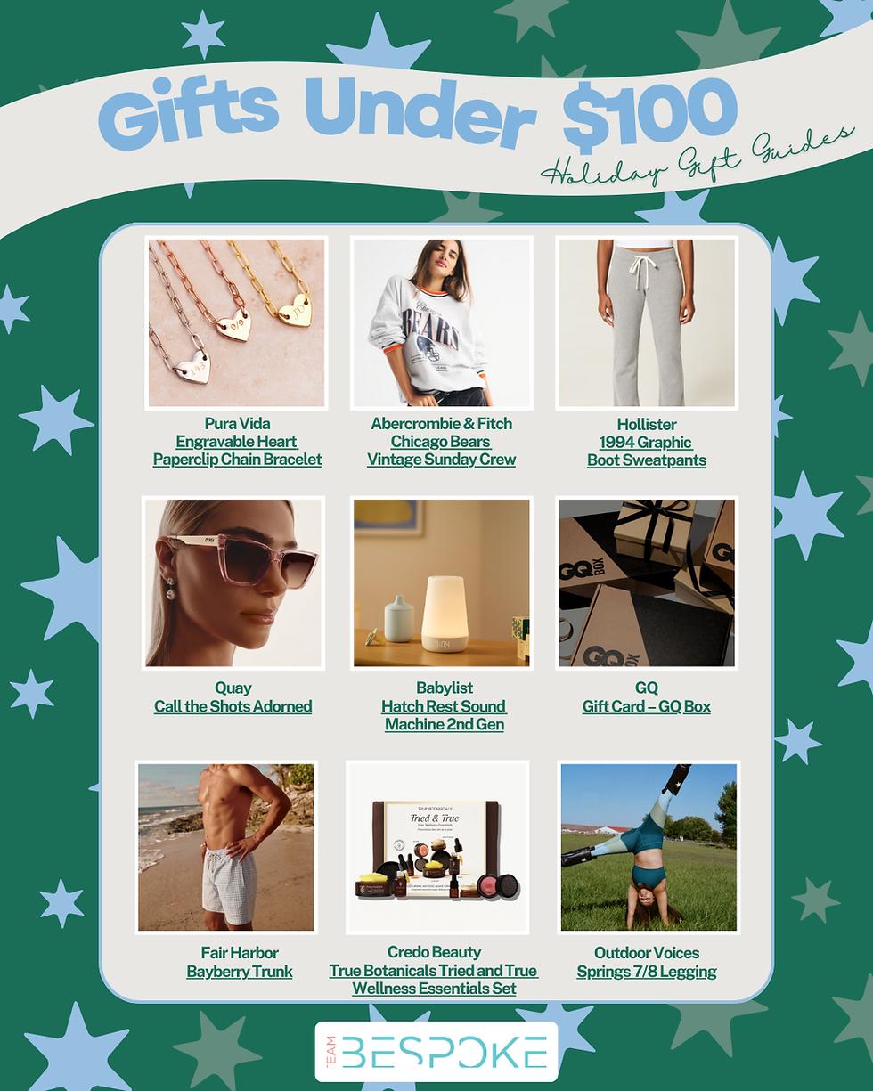 Team Bespoke's 2025 Holiday Gift Guides - Gifts Under $100 Edition!