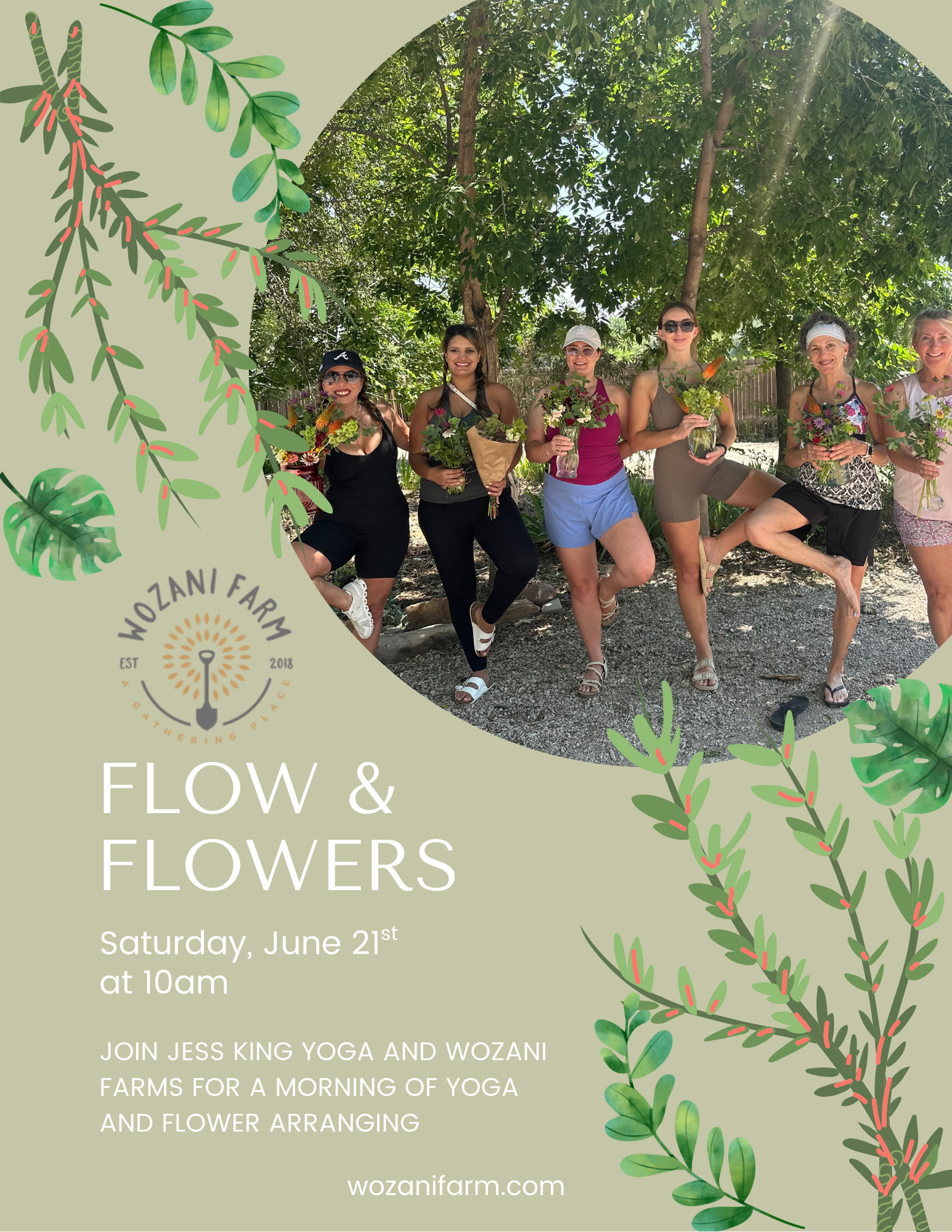 Flow and Flowers | Jess King Yoga