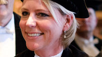 Onderwijsminister Rianne Letschert op een archieffoto uit maart 2018, destijds rector in Maastricht. Foto Sebastiaan ter Burg, CC BY 2.0, bestaande uitsnede.