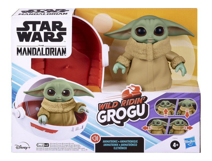 Figura De Acción Star Wars The Mandalorian Wild Ridin' Grogu Baby Yoda