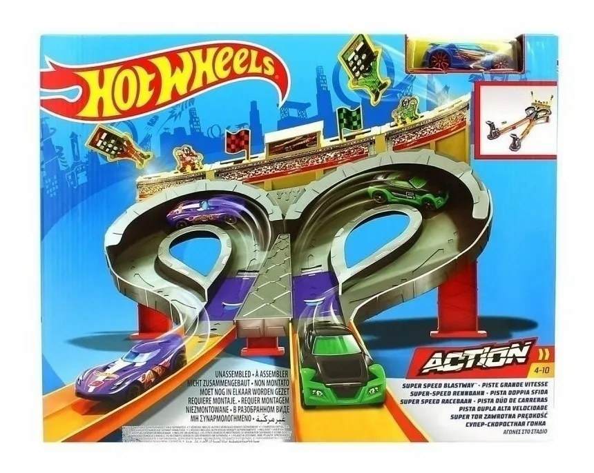 Pista explosiva hot wheels