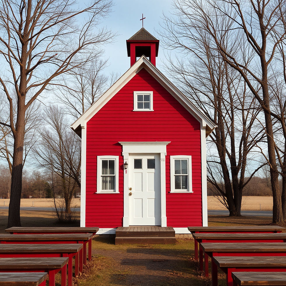 A one room schoolhouse ---- learning is a key core leadership quality