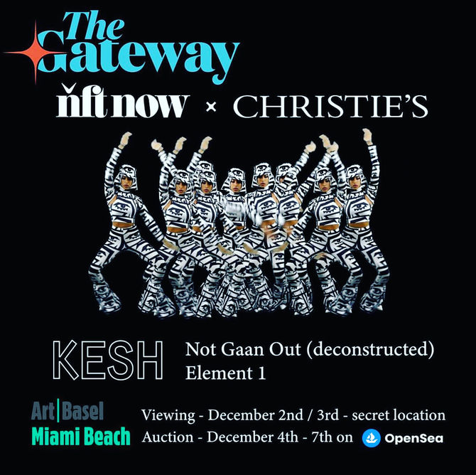 The Gateway nftnow x Christie's Auction during ART BASEL | MIAMI BEACH