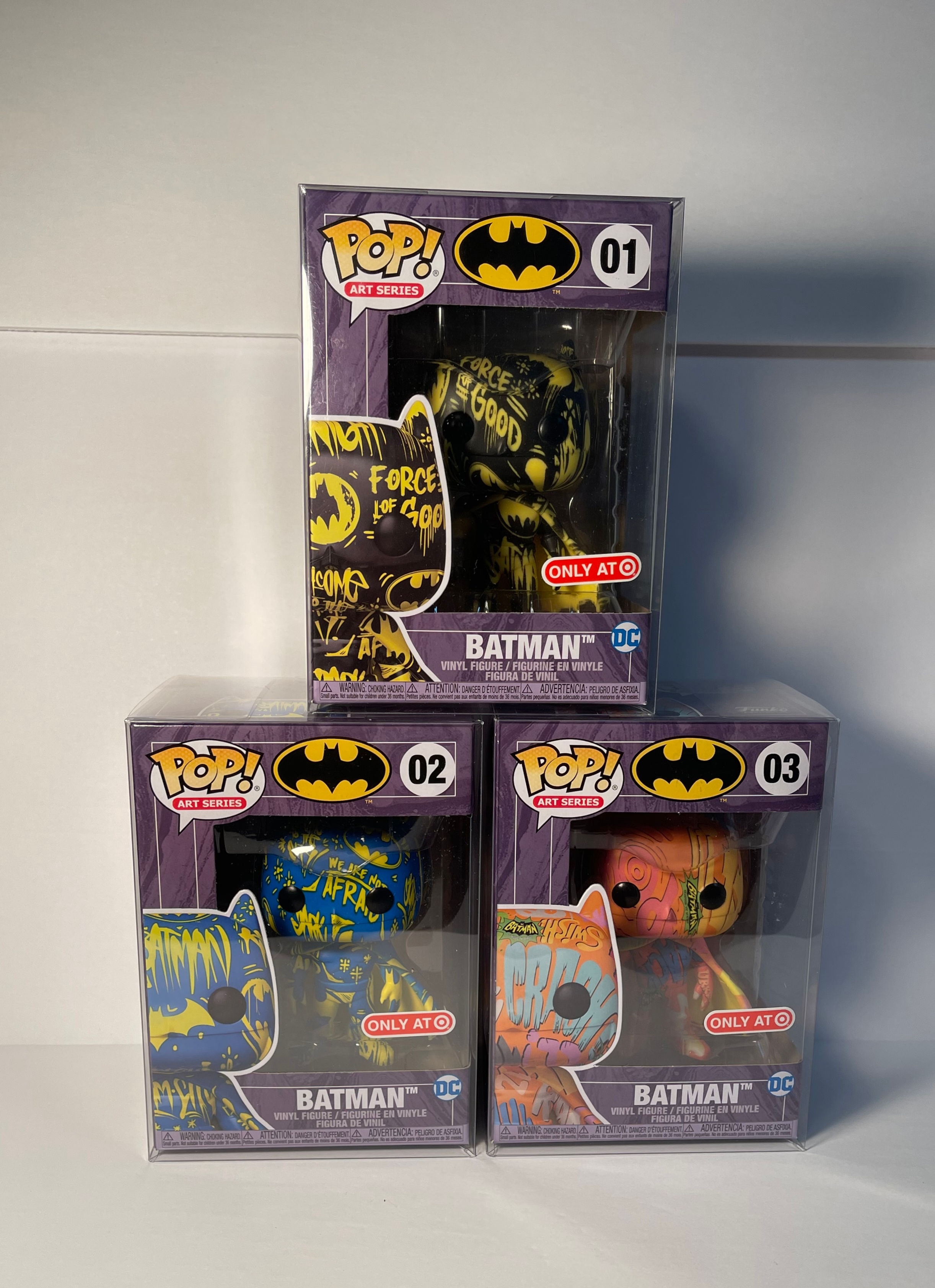 Batman art series #01 #02 #03