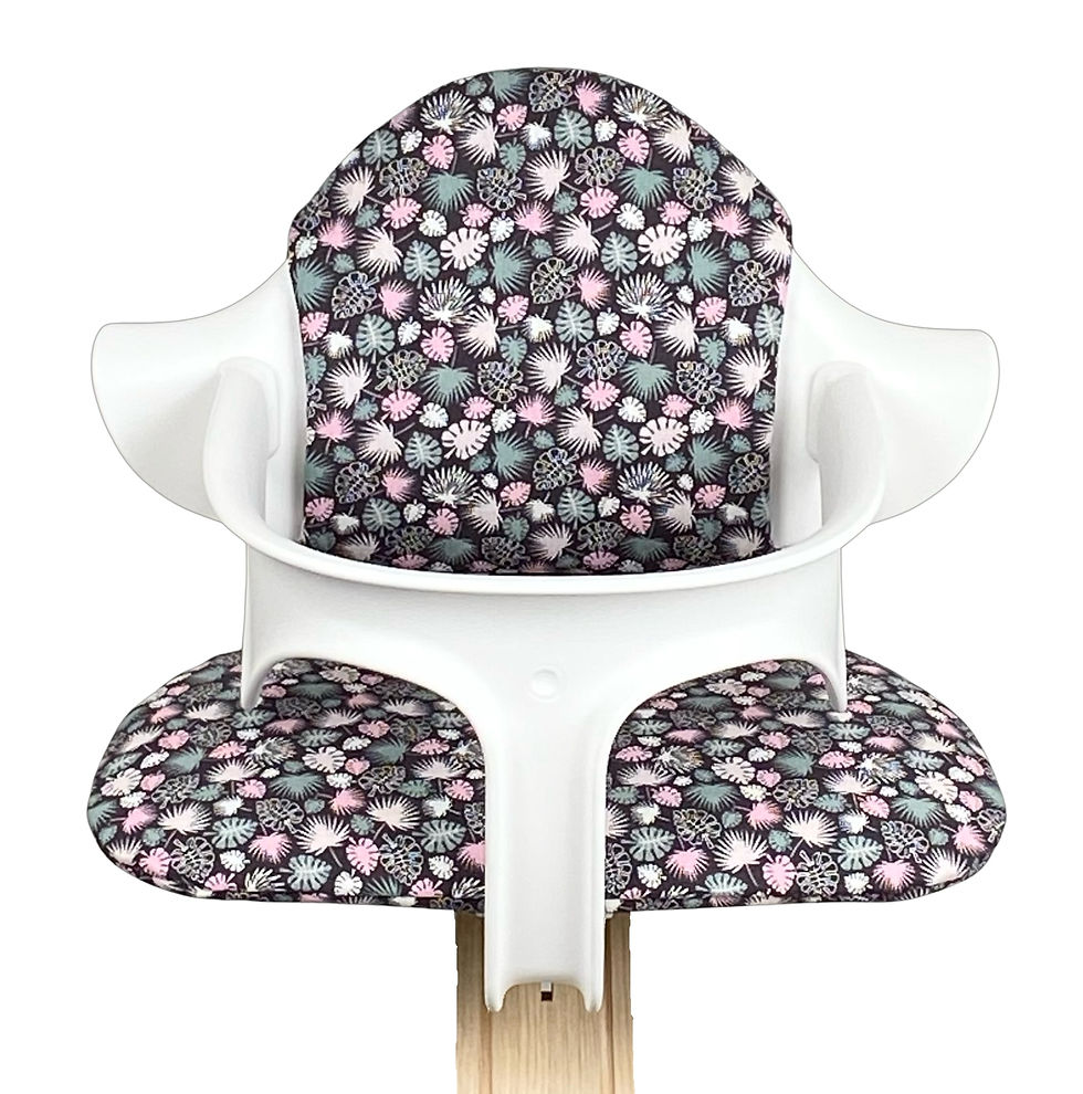 Nomi Sitzkissen Blätter lila rosa grau Leaves