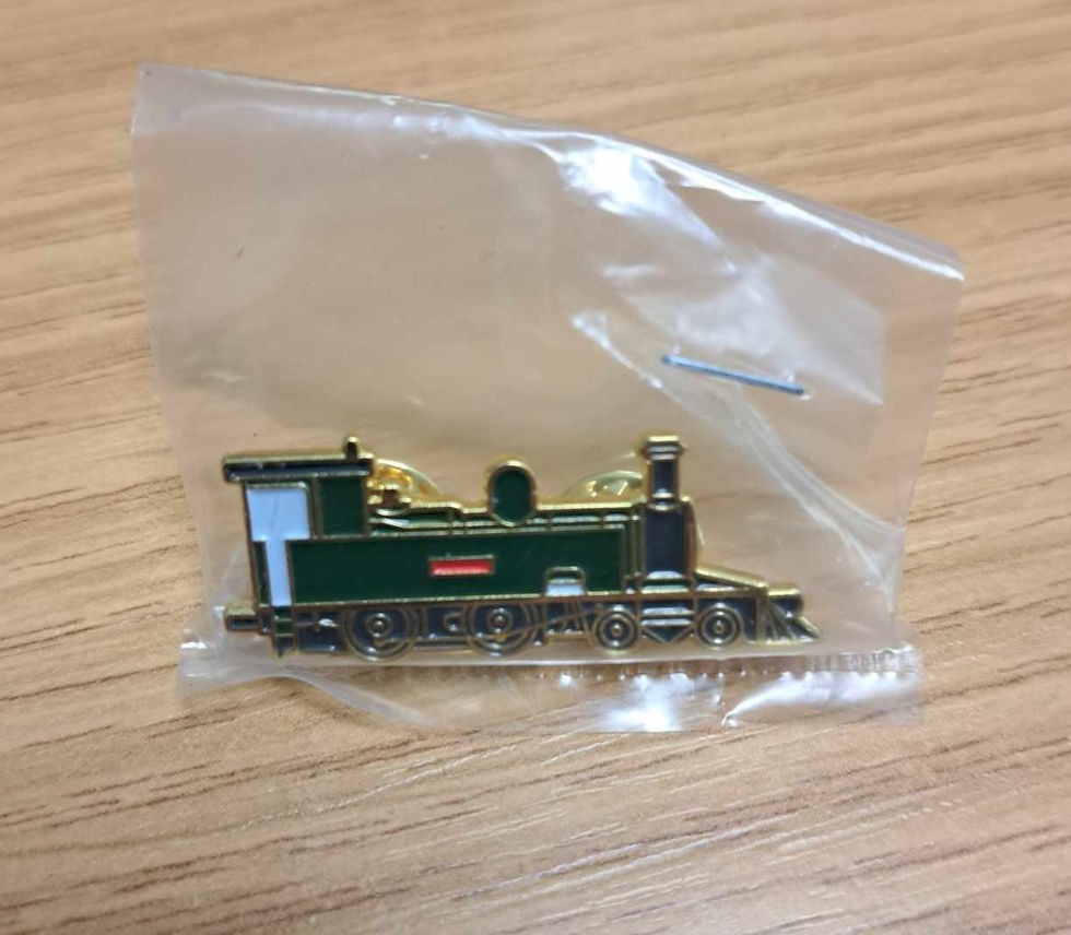 Our special Cavan & Leitrim Railway locomotive badge.