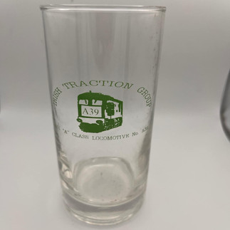 Irish Traction Group A39 locomotive drinking glass