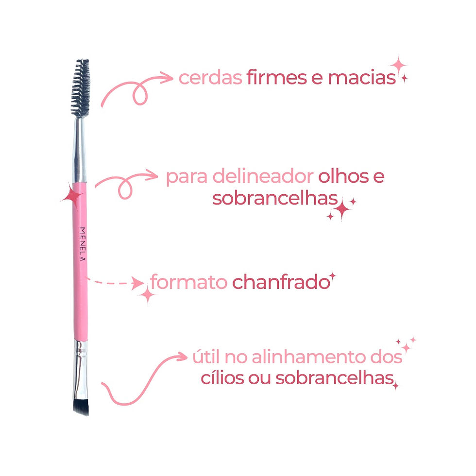 Miniatura: Pincel Chanfrado Sobrancelha - Menela