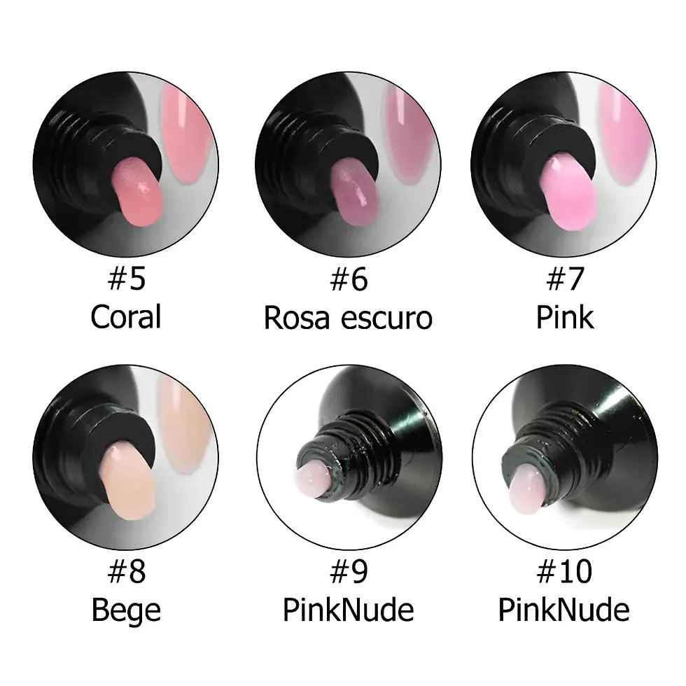 Miniatura: Polygel Powder LED/UV para Alongamento de Unhas 30g - Real Love