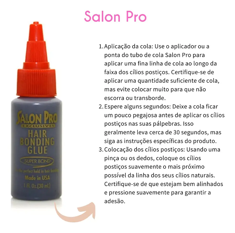 Miniatura: Cola Salon Pro Hair Bonding Glue Cílios Tufinho Tela 30ml