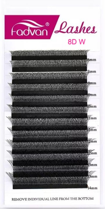 Cílios Fadvan 8D W 0.07D