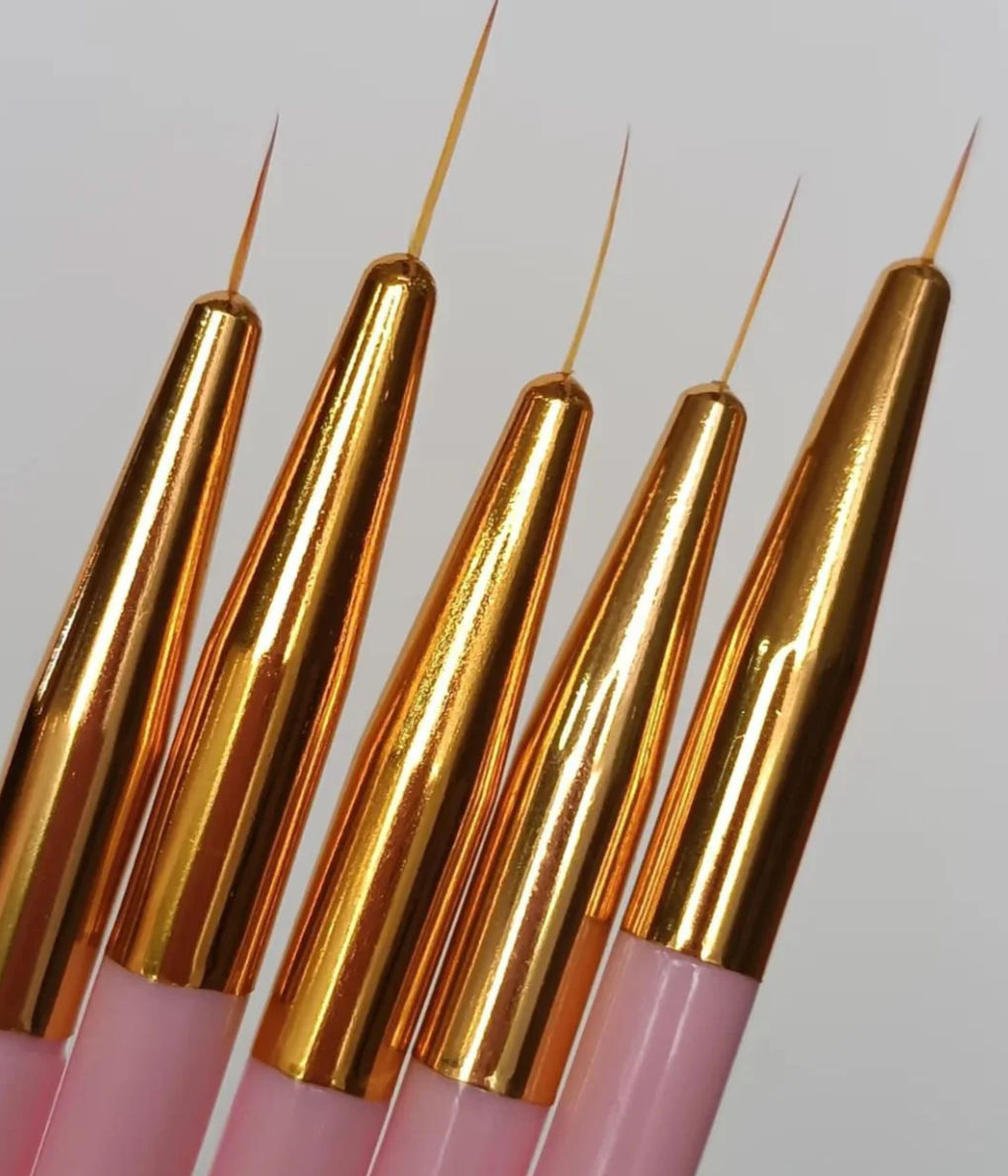 Kit 5 uni pincel Ponta fina para Desenho Dafu