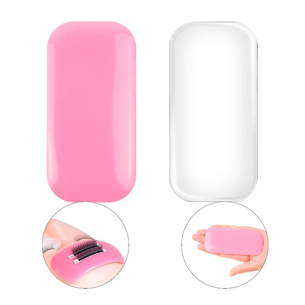 Miniatura: Suporte Placa para Cílios em Silicone para Testa Reutilizável