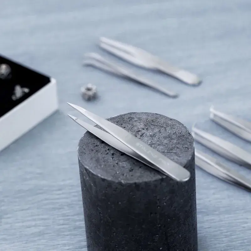 Miniatura: Pinça de Sobrancelha Staleks Pro Prata