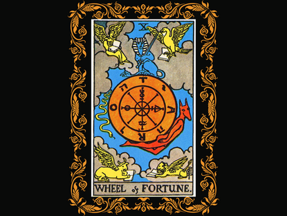 The Wheel of Fortune Card of the Rider Waite Smith Tarot: An In Depth Study