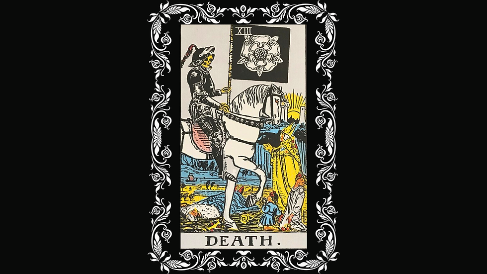The Death Card of the Rider Waite Smith Tarot: An In Depth Study