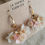 Miniature : Boucles d'oreilles fleuries 'EX VOTO' 